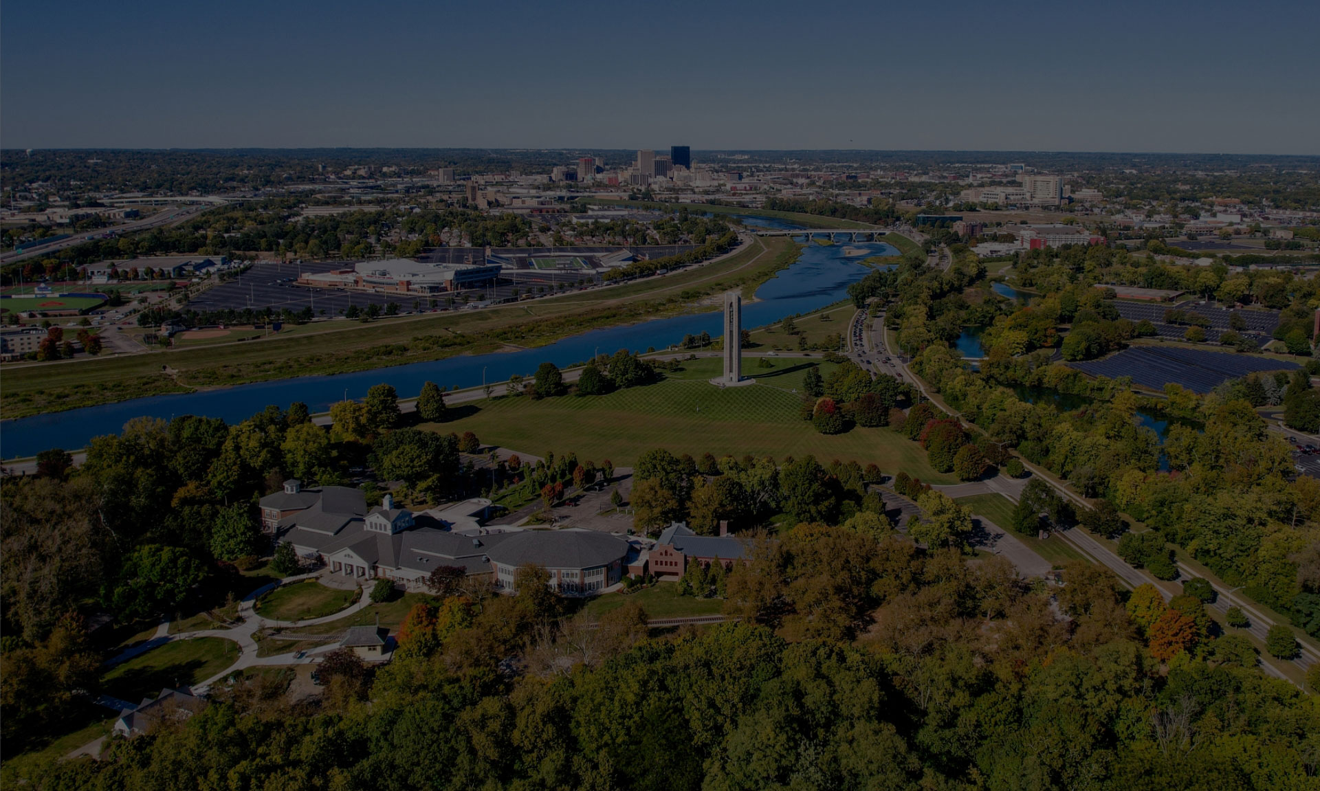 Aerial view of Dayton